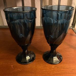 Vintage Swirl Fostoria Glasses